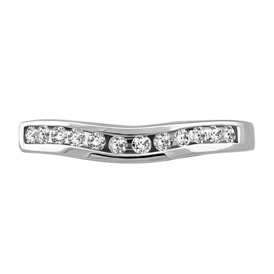 14KT White Gold Carat Round Brilliant Canadian Diamond Engagement Ring  RIN-LCA-2031