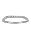 Colourless Collection Wedding Ring With Diamonds in 18kt White Gold