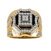 Men’s Ring with 1.00 Carat TW of Diamonds in 10kt Yellow Gold