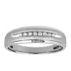 Men’s Ring with .10 Carat TW of Diamonds in 10kt White Gold