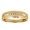Men’s Ring with .10 Carat TW of Diamonds in 10kt Yellow Gold
