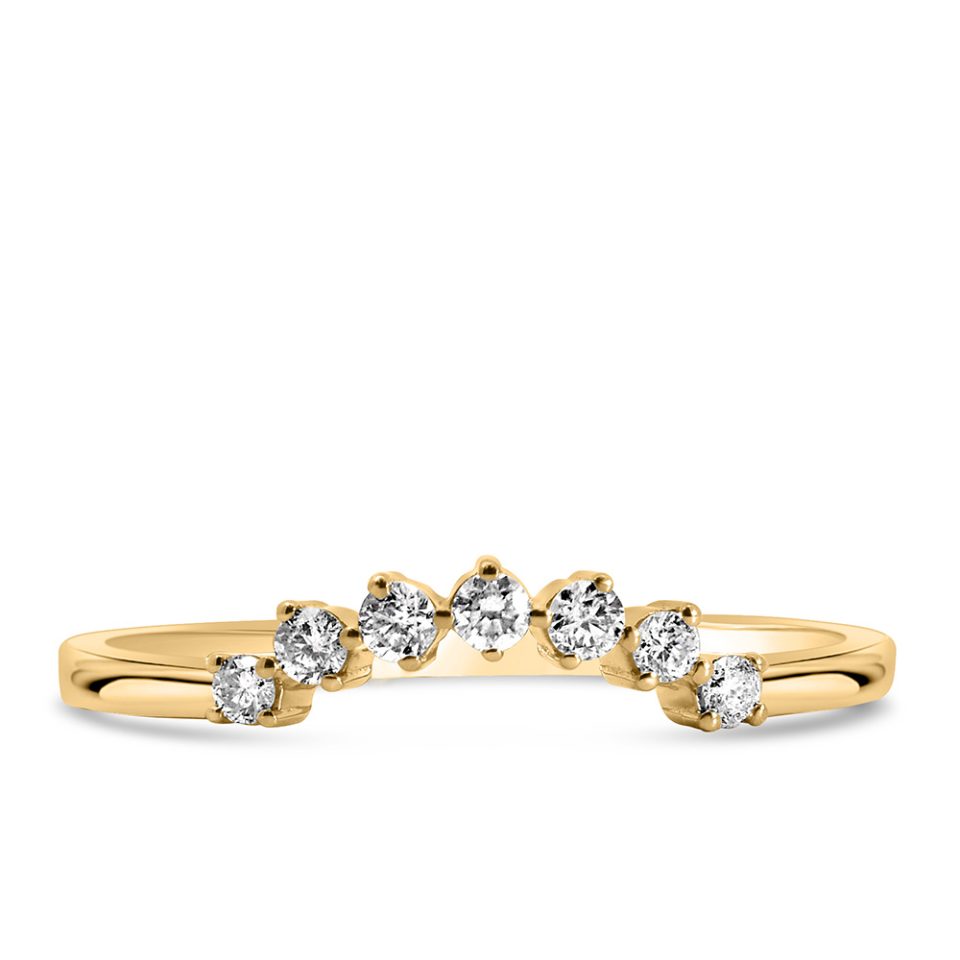 Ring with .17 Carat TW of Diamonds in 14kt Yellow Gold
