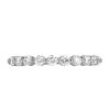 Eternal Shared Prong Wedding Ring with .50 Carat Round Brilliant Diamonds in 18kt White Gold size 6.5