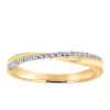 Helix Diamond Everyday Stacking Ring with .10 Carat TW of Diamonds in 10kt Yellow Gold