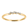 Constellation Everyday Diamond Stacking Ring with .05 Carat TW of Diamonds in 14kt Yellow Gold
