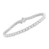 7.5″ Classic Tennis Bracelet with 5.00 Carat TW of Lab Created Diamonds in 14kt White Gold