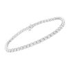7.5″ Classic Tennis Bracelet with 3.00 Carat TW of Lab Created Diamonds in 14kt White Gold