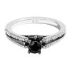Star Wars The Dark Side Engagement Ring with .75 Carat TW of Diamonds in 14kt White Gold