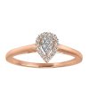 Ring with .10 Carat TW of Diamonds in 10kt Rose Gold