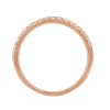Eternal 1.5mm Pave Wedding Ring with .25 Carat TW of Diamonds in 18kt Rose Gold