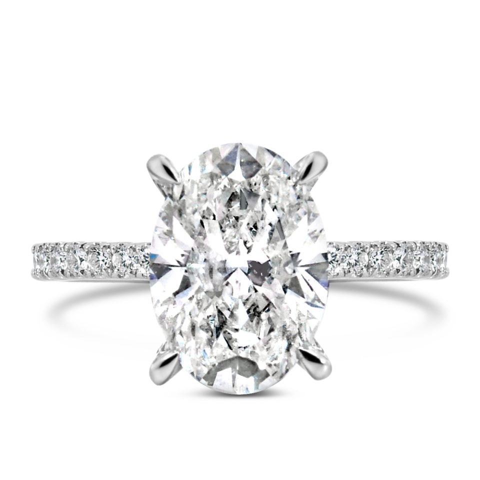 Reverie Engagement Ring with 3.60 Carat TW of Lab Created Diamonds