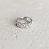 Hearts Ring with .50 Carat TW of Diamonds in 10kt White Gold