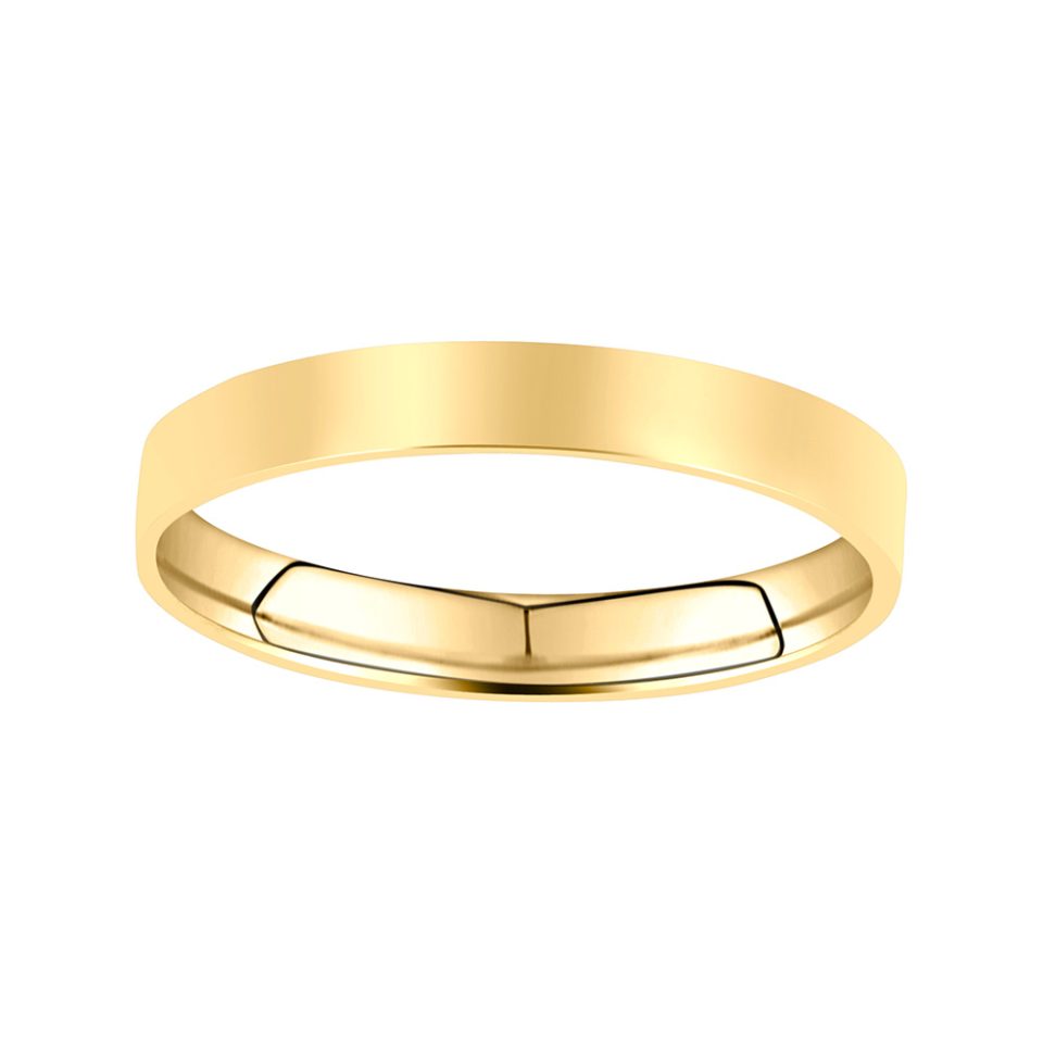 2.5mm Ladies Petite Cigar Band in 10kt Yellow Gold