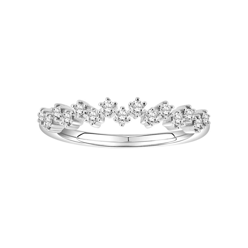 Diamond Band with .25 Carat TW in 14kt White Gold