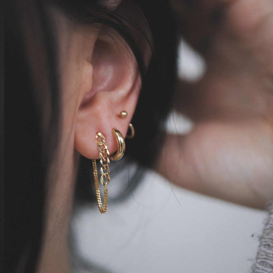 Start Your Stack Earring Edition in 10kt Yellow Gold