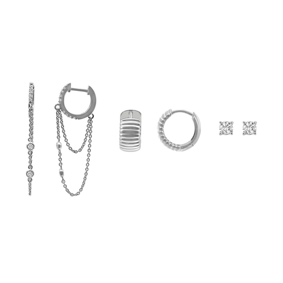 Start Your Stack Earring Edition in Sterling Silver