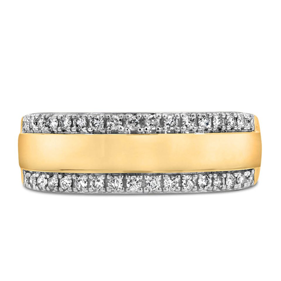 Stackable Diamond Ring with .25 Carat TW in 10kt Yellow Gold