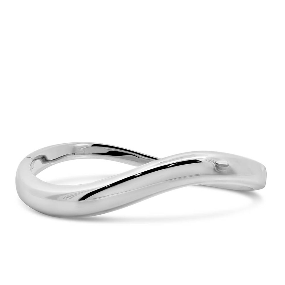 4.3-8.2MM Annabelle Wave Bangle in Sterling Silver