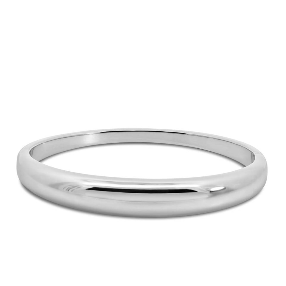 4-10MM Alina Dome Bangle in Sterling Silver