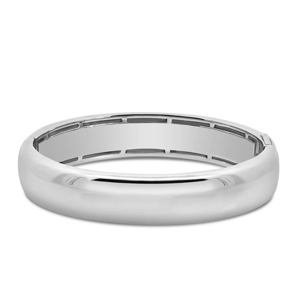 14MM Amelie Round Bangle in Sterling Silver