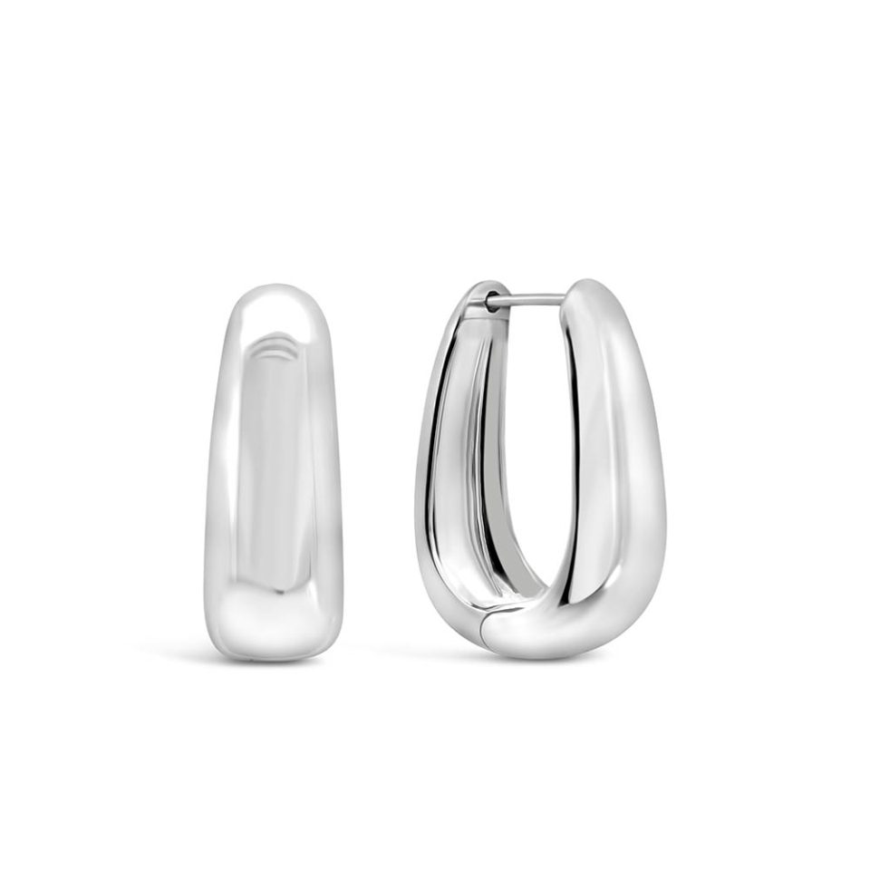 5-7.5MM Petite Aria Hoop Earrings in Sterling Silver