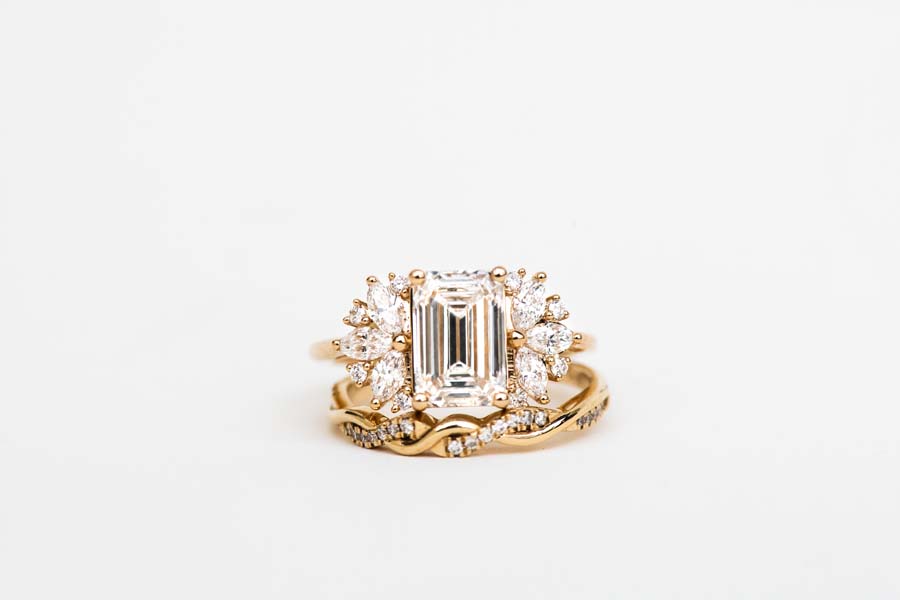 Ring with 3.10 Carat TW of Lab Created Diamonds in 14kt Yellow Gold