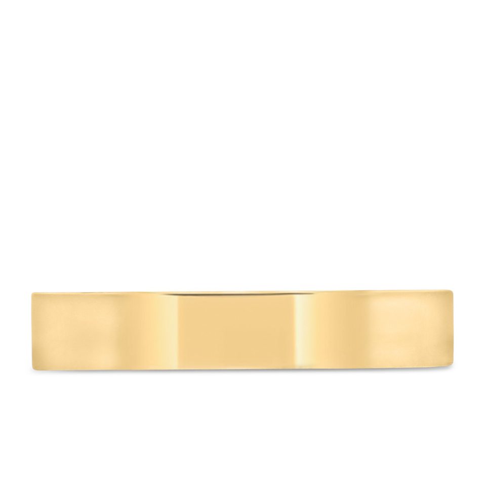 4MM Comfort Fit Wedding Band in Yellow Gold