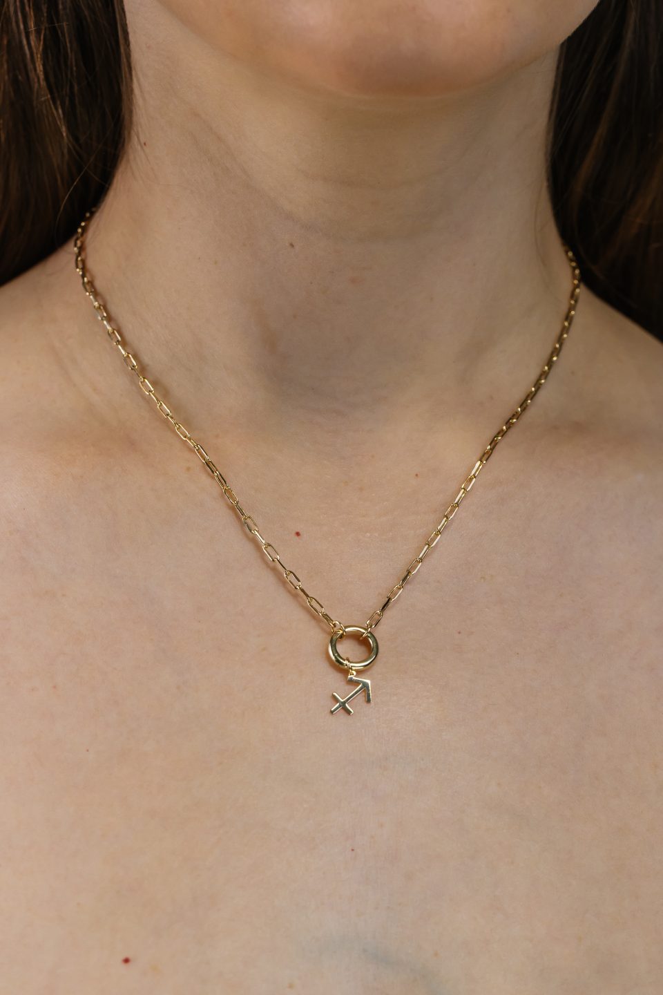 Sagittarius Zodiac Charm in 10kt Yellow Gold
