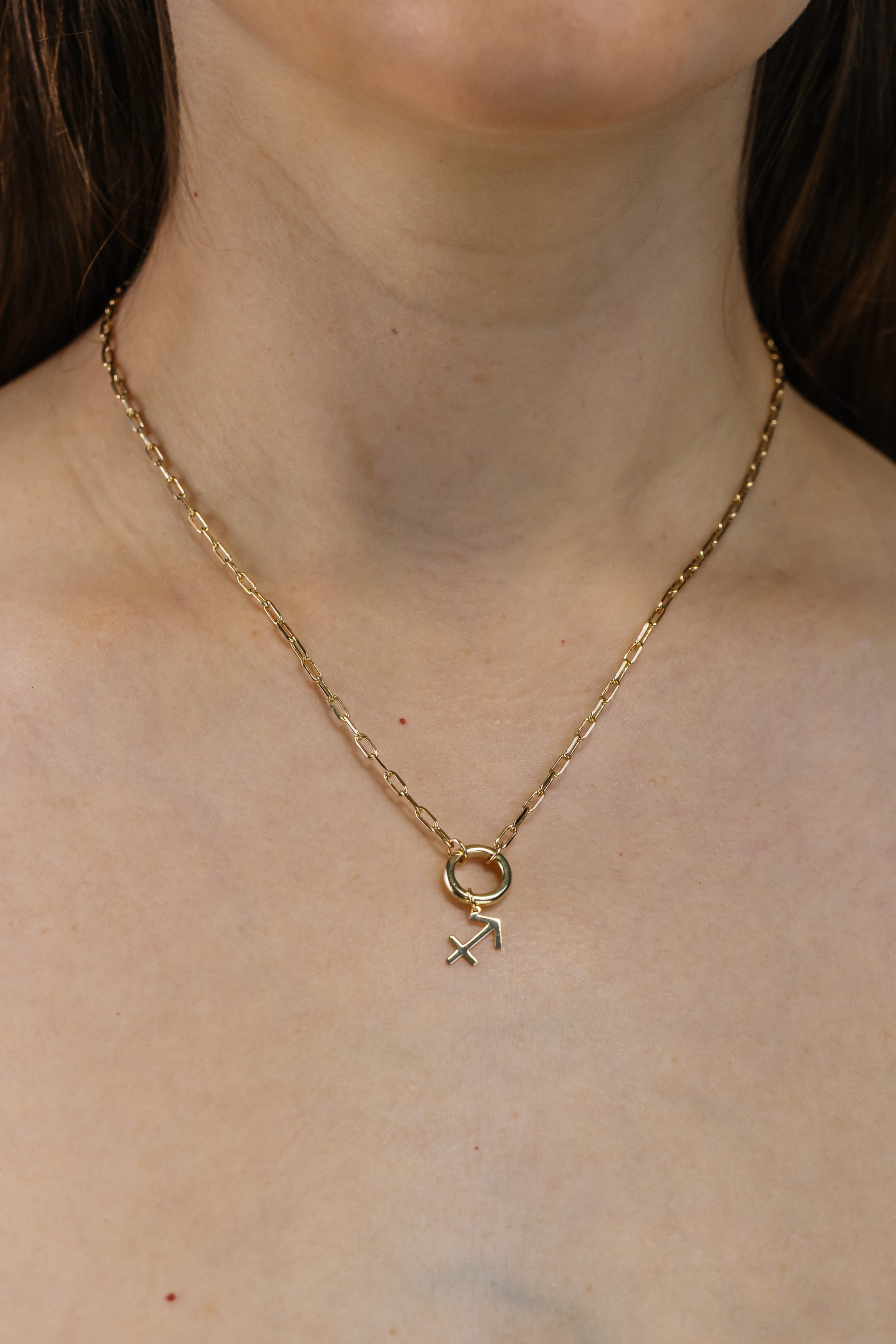 Sagittarius Zodiac Charm in 10kt Yellow Gold